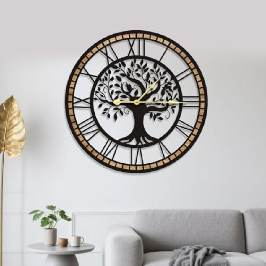 Wall Clocks for Living Room Decor - Tree of Life Big Wall Clock Quiet and No Ticking Suitable for Wall Decor Living Room Decora чёрный
Wall Clocks for Living Room Decor - Tree of Life Big Wall Clock Quiet and No Ticking Suitable for Wall Decor Living Room Decora чёрный