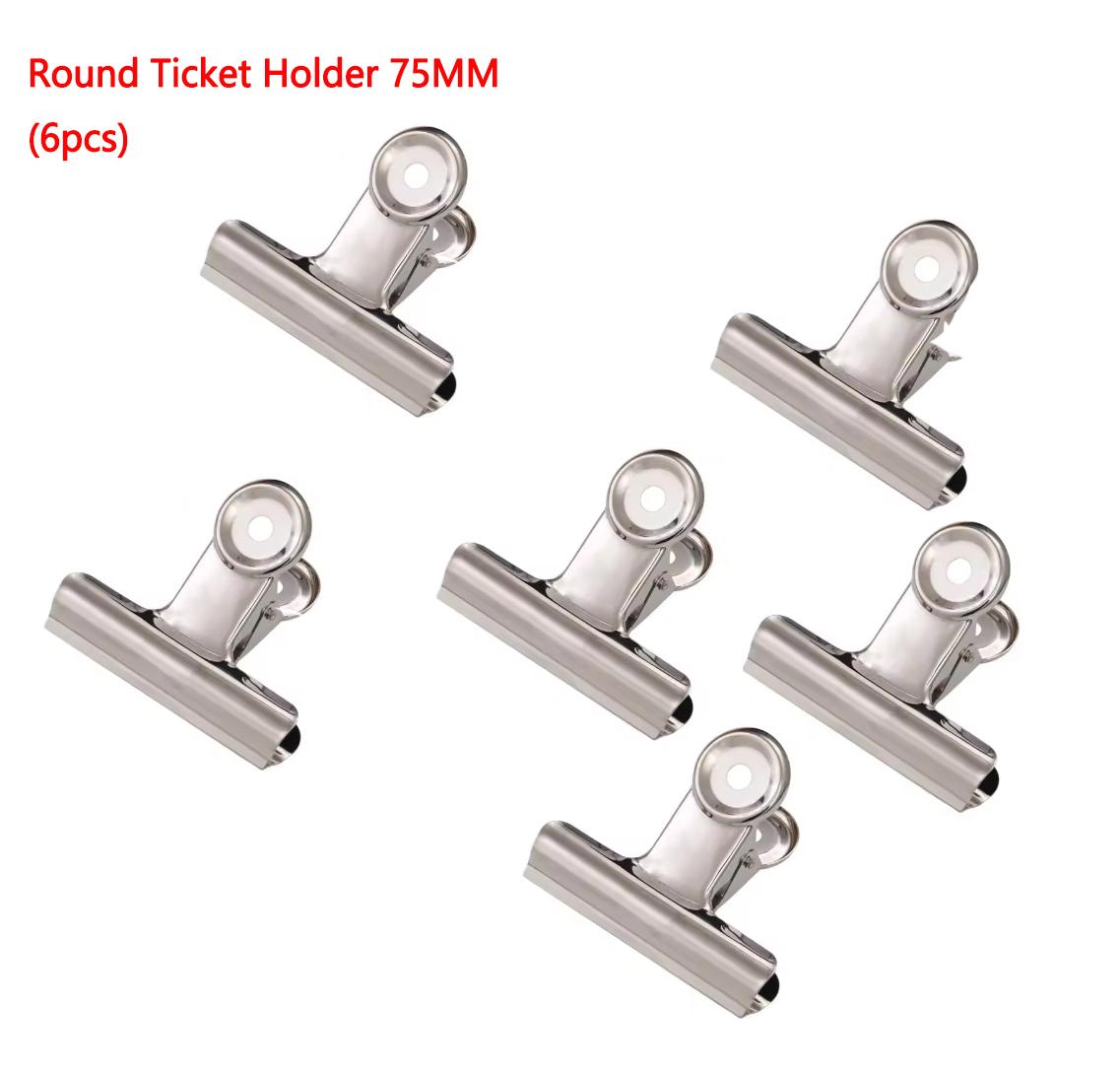 6pcs Stainless Steel Multifunctional Metal Binders Paper Binders Strong Binders School Office Home Stationery Supplies
6pcs Stainless Steel Multifunctional Metal Binders Paper Binders Strong Binders School Office Home Stationery Supplies