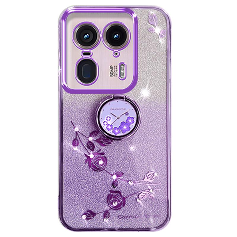 KADEM For Motorola Edge 50 Ultra 5G/Moto X50 Ultra 5G Case Flower Cute Glitter Design TPU Phone Cover Kickstand Purple
KADEM For Motorola Edge 50 Ultra 5G/Moto X50 Ultra 5G Case Flower Cute Glitter Design TPU Phone Cover Kickstand Purple