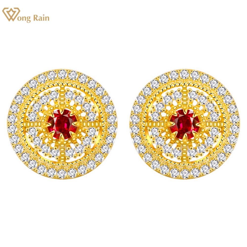 Wong Rain Bohemia, 100% стерлинговое серебро 925 пробы, красные AAAAA цирконы, драгоценный камень, ювелирные изделия, серьги-гвоздики для женщин, подарок белого золота/красный
Wong Rain Bohemia, 100% стерлинговое серебро 925 пробы, красные AAAAA цирконы, драгоценный камень, ювелирные изделия, серьги-гвоздики для женщин, подарок белого золота/красный