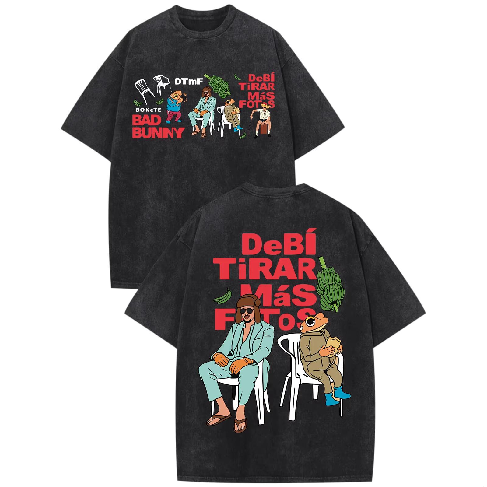 Vintage Bad Bunny Tour 2026 Washed T-shirt Debi Tirar Mas Fotos DTMF T Shirt Men Hip Hop Spring summer Fashion Luxury T-Shirt... S разноцветный
Vintage Bad Bunny Tour 2026 Washed T-shirt Debi Tirar Mas Fotos DTMF T Shirt Men Hip Hop Spring summer Fashion Luxury T-Shirt... S разноцветный