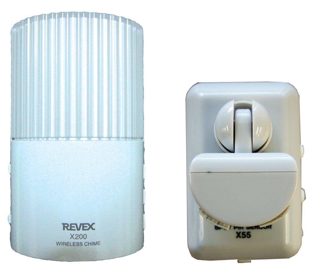 Revex Wireless Chime X Series Outlet Night Motion Sensor Chime White X255 Transmitter/Receiver Set, Type, Light, Set, 
Revex Wireless Chime X Series Outlet Night Motion Sensor Chime White X255 Transmitter/Receiver Set, Type, Light, Set,