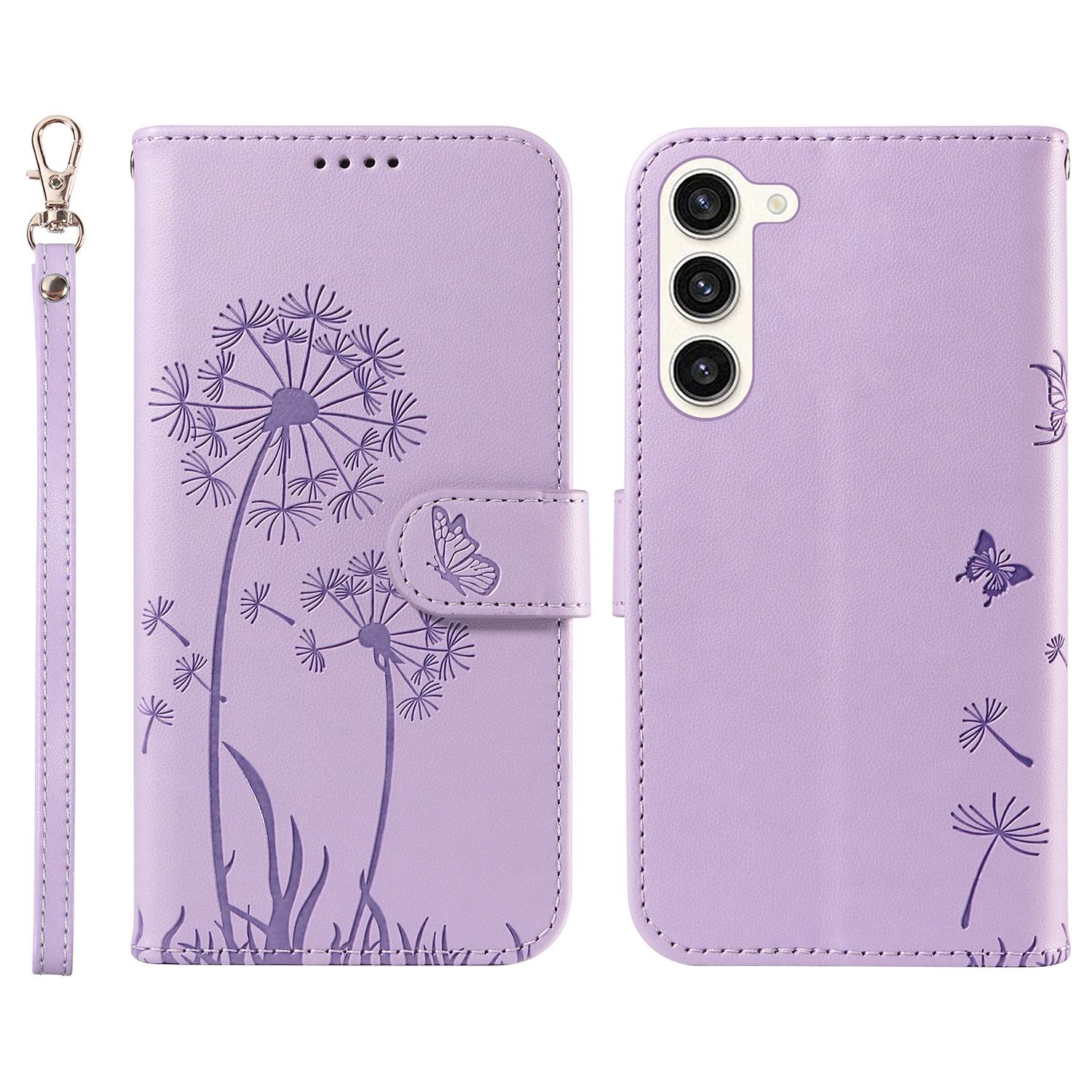 For Samsung Galaxy S23 Leather Case Wallet Phone Cover Dandelion Imprint Purple
For Samsung Galaxy S23 Leather Case Wallet Phone Cover Dandelion Imprint Purple