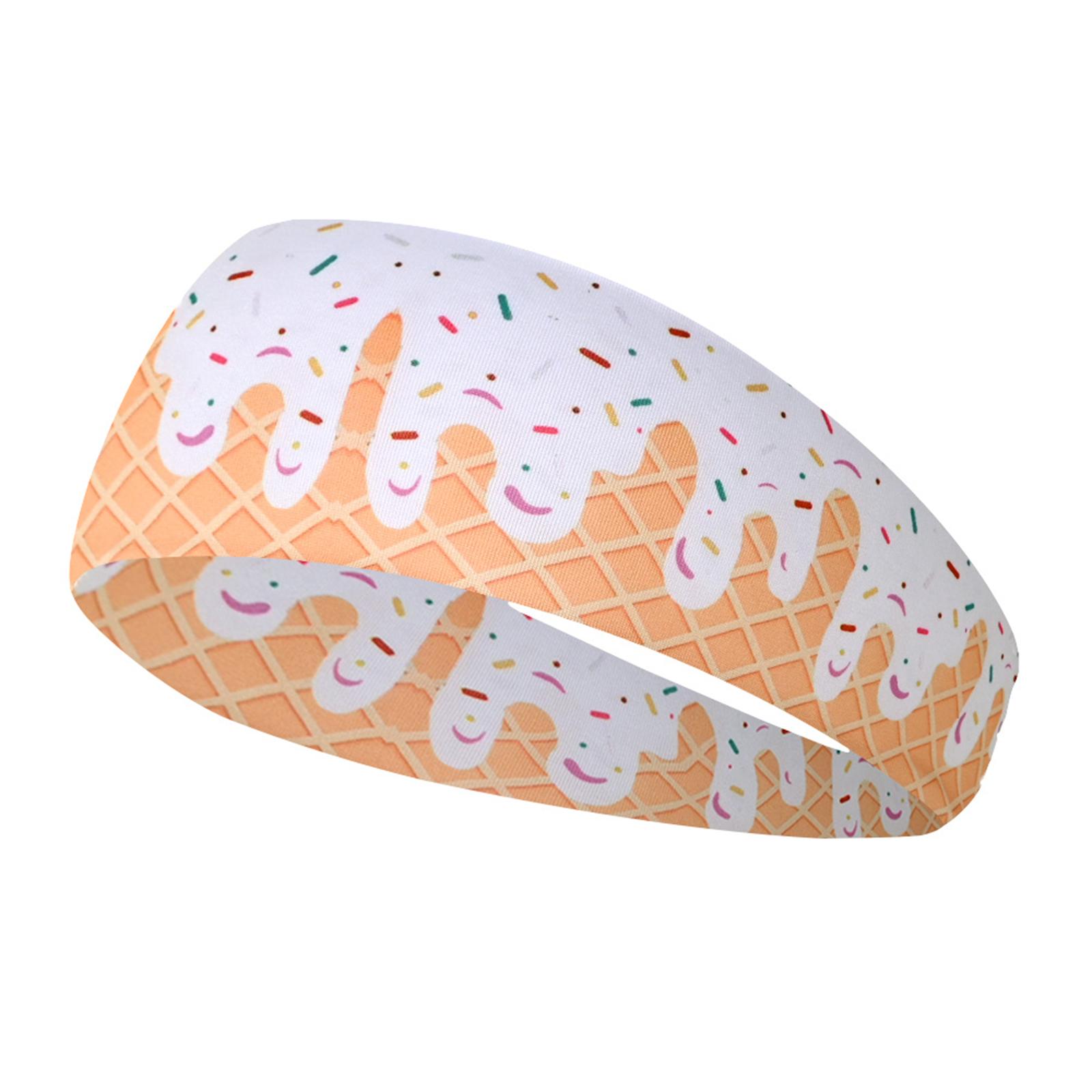 Unisex Ice Cream Pattern Print Headbands, Sports Sweatbands, Moisture-Wicking Bands With Wide Edges For Yoga Hair Accessories One Size білий
Unisex Ice Cream Pattern Print Headbands, Sports Sweatbands, Moisture-Wicking Bands With Wide Edges For Yoga Hair Accessories One Size білий