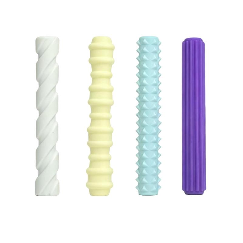 Pack of 4 Antislip Silicone Pen Grips with Textured Surfaces for Enhances Stability and Comfort in School or Office Use
Pack of 4 Antislip Silicone Pen Grips with Textured Surfaces for Enhances Stability and Comfort in School or Office Use