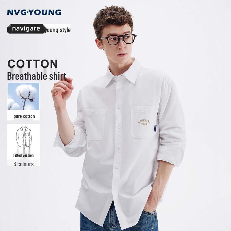 Navigare Men s 100% Long-Staple Cotton Long-Sleeve Shirt L
Navigare Men s 100% Long-Staple Cotton Long-Sleeve Shirt L