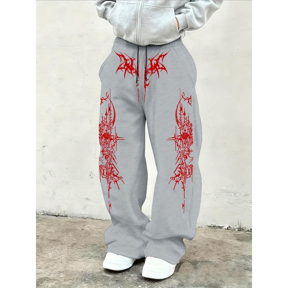 Black Wide Leg Men s Sweatpants Featuring White Tribal Abstract Artistic Patterns, Drawstring Waist, Relaxed Fit Street Style Casual Wear XXL
Black Wide Leg Men s Sweatpants Featuring White Tribal Abstract Artistic Patterns, Drawstring Waist, Relaxed Fit Street Style Casual Wear XXL