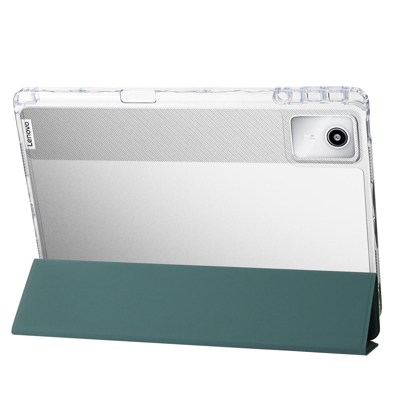 For Lenovo Tab M11/Xiaoxin Pad 11 2024 Case TPU+Acrylic+PU Tablet Cover with Tri-fold Stand Blackish Green
For Lenovo Tab M11/Xiaoxin Pad 11 2024 Case TPU+Acrylic+PU Tablet Cover with Tri-fold Stand Blackish Green