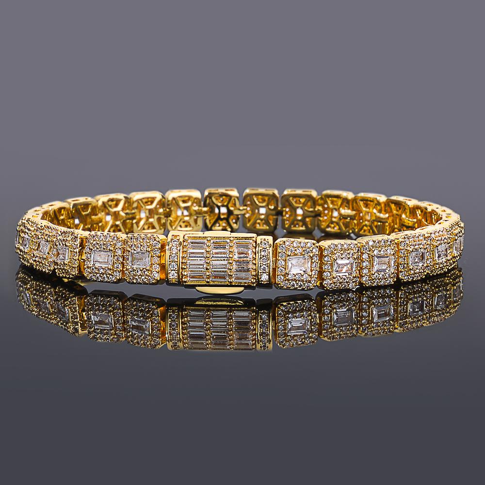 Hip Hop 7.5mm Tennis Chain Bracelet Iced Out Cubic Zirconia Bracelet Fine Jewelry for Men Women Gift 18CM
Hip Hop 7.5mm Tennis Chain Bracelet Iced Out Cubic Zirconia Bracelet Fine Jewelry for Men Women Gift 18CM