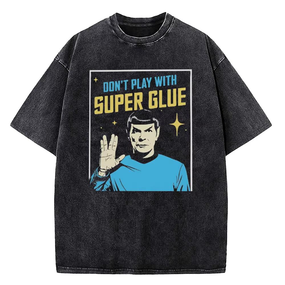 Vintage Washed Dont Play With Super Glue Stars Treks T Shirt Unisexs Women Cotton TShirts O Neck Tee Shirt Short Sleeve Clothing M
Vintage Washed Dont Play With Super Glue Stars Treks T Shirt Unisexs Women Cotton TShirts O Neck Tee Shirt Short Sleeve Clothing M