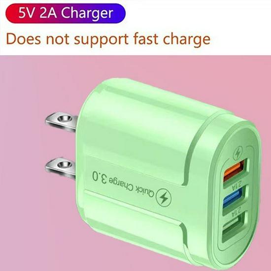 3-Port USB 2A Mobile Phone Charger with US/EU Standard Travel Adapter Extra Packaging +1 Yuan (No Product)
3-Port USB 2A Mobile Phone Charger with US/EU Standard Travel Adapter Extra Packaging +1 Yuan (No Product)