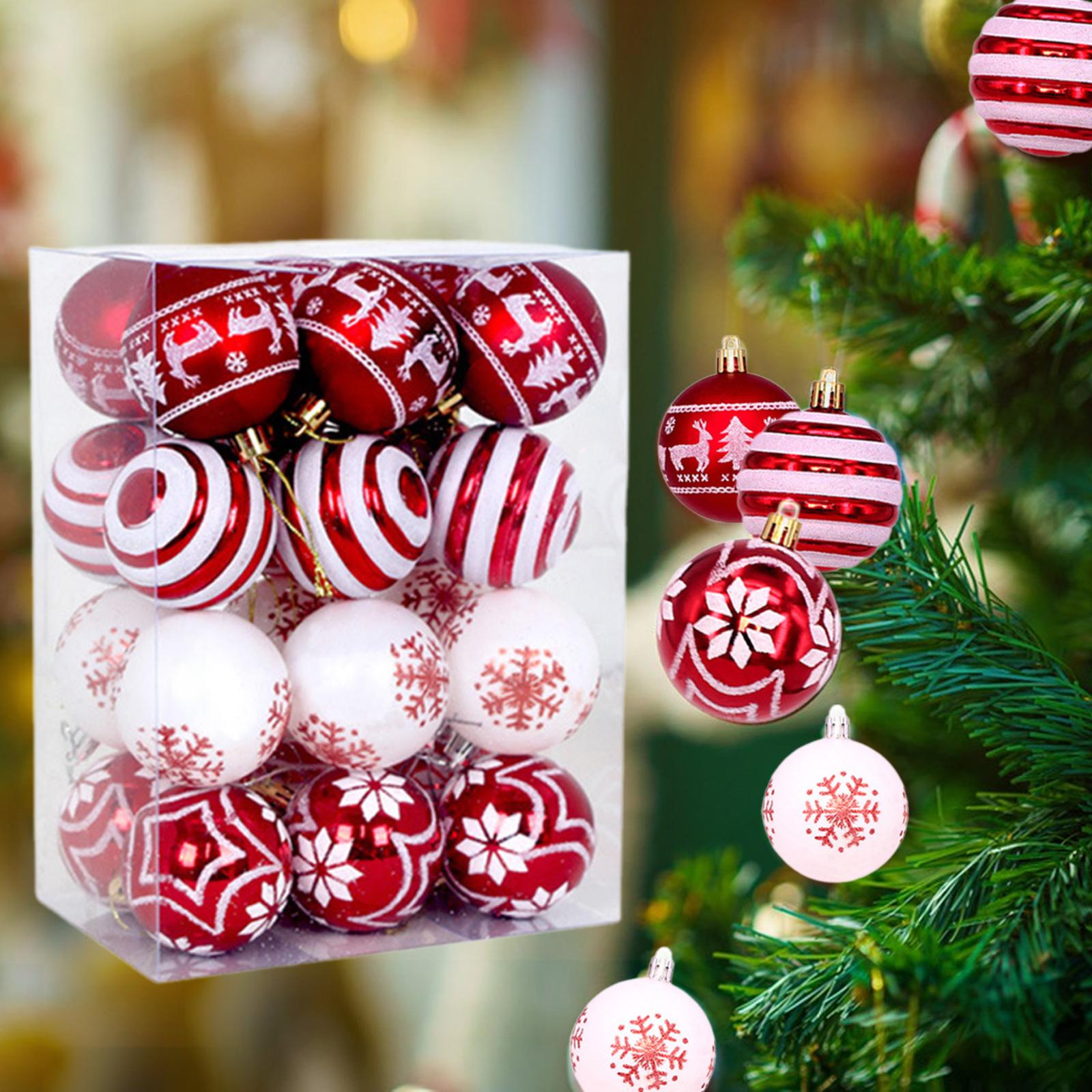 24x Christmas Balls Decorative Creative Reusable Crafts Hanging Balls for Festivals New Year Party Supplies Anniversary Wedding різнокольоровий
24x Christmas Balls Decorative Creative Reusable Crafts Hanging Balls for Festivals New Year Party Supplies Anniversary Wedding різнокольоровий