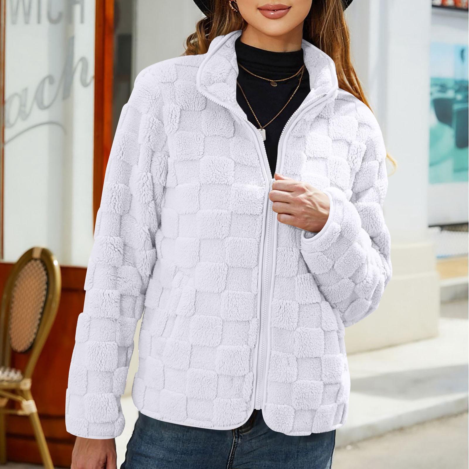 Женское однотонное свободное модное теплое пальто большого размера с длинными рукавами XL белый
Женское однотонное свободное модное теплое пальто большого размера с длинными рукавами XL белый