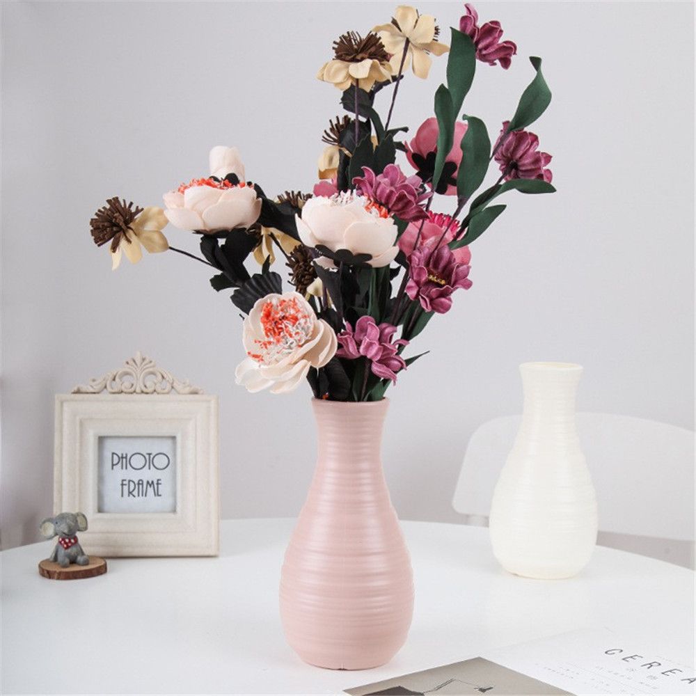 Nordic Style Living Room Decoration Plastic Vase Dried Flower Vase Office Vase Home Decorations білий
Nordic Style Living Room Decoration Plastic Vase Dried Flower Vase Office Vase Home Decorations білий