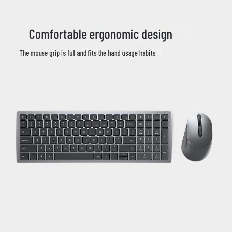 Dell KM7120W Multi-Device Wireless Bluetooth Keyboard and Mouse Combo
Dell KM7120W Multi-Device Wireless Bluetooth Keyboard and Mouse Combo