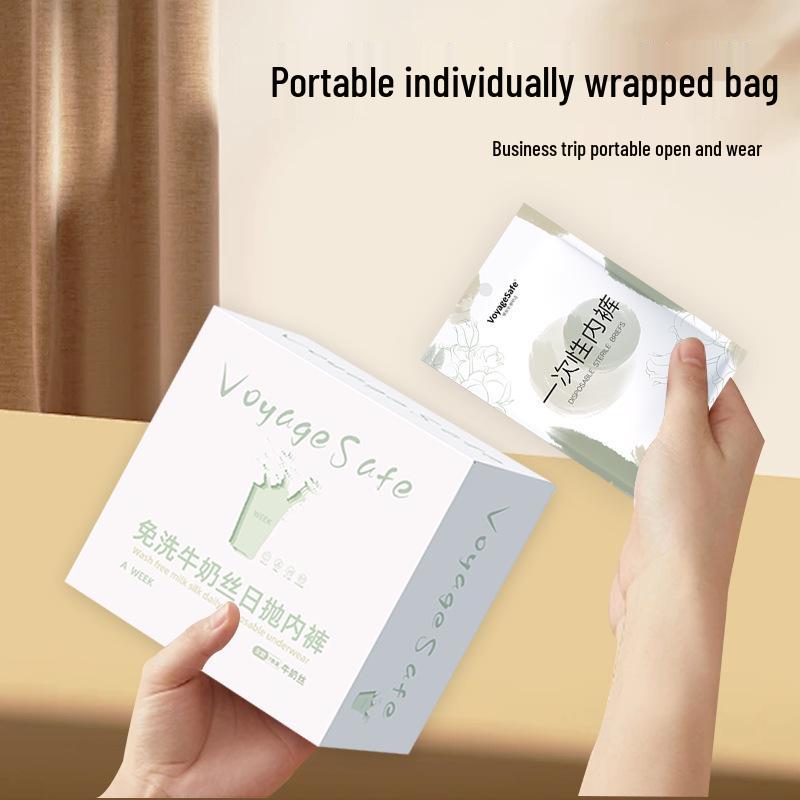 Жіночі антибактеріальні одноразові трусики з молочного шовку - Для вагітних, Не потребують прання, Індивідуально упаковані для подорожей та післяпологового періоду M
Жіночі антибактеріальні одноразові трусики з молочного шовку - Для вагітних, Не потребують прання, Індивідуально упаковані для подорожей та післяпологового періоду M