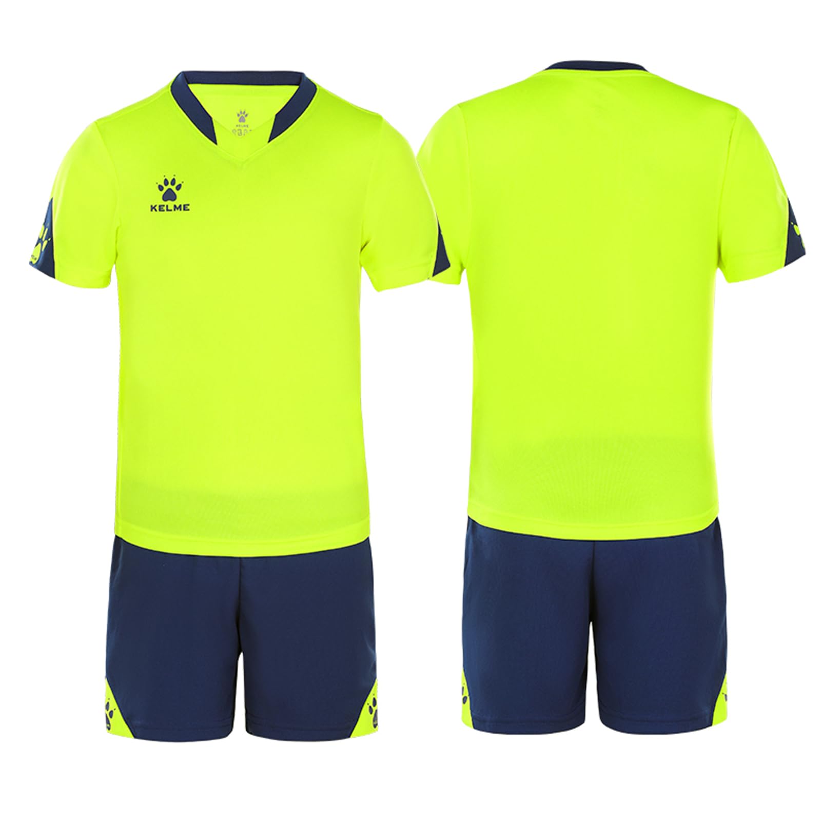 Kelme Junior Soccer Training Wear, Quick-Drying, Breathable, Short Sleeve and Shorts Set (Yellow, 140cm)
Kelme Junior Soccer Training Wear, Quick-Drying, Breathable, Short Sleeve and Shorts Set (Yellow, 140cm)