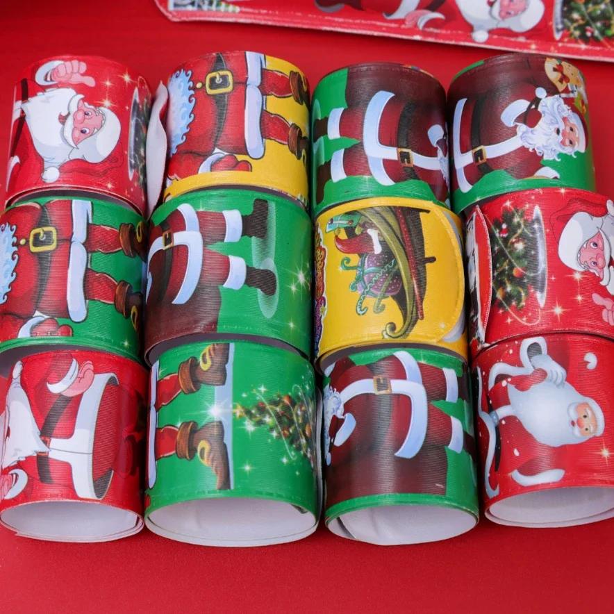 Christmas Snowman Clap Bracelet Santa Claus Deer Flexible Long Snap Bracelets Happy Festival Party Increase Atmosphere Supplies 1pcs
Christmas Snowman Clap Bracelet Santa Claus Deer Flexible Long Snap Bracelets Happy Festival Party Increase Atmosphere Supplies 1pcs