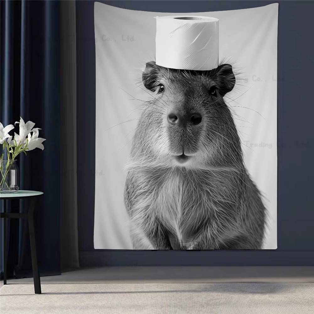 Black And White Cute Animal And Toilet Hanging Bohemian Tapestry Indian Buddha Witchcraft Bohemian Hippie Cheap Hippie Hanging 74x94cm(29x37in)
Black And White Cute Animal And Toilet Hanging Bohemian Tapestry Indian Buddha Witchcraft Bohemian Hippie Cheap Hippie Hanging 74x94cm(29x37in)