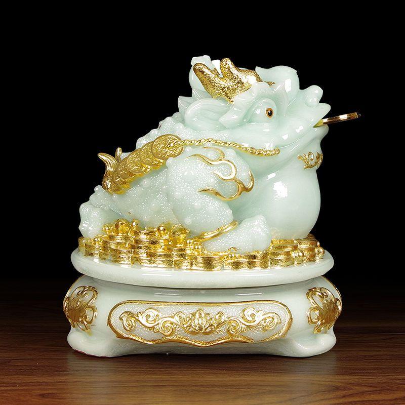 Jade Stone Wealth Golden Toad Treasure Pot Decoration Three Legged Toad Office Store Opening Relocation New Residence Gifts зелёный
Jade Stone Wealth Golden Toad Treasure Pot Decoration Three Legged Toad Office Store Opening Relocation New Residence Gifts зелёный