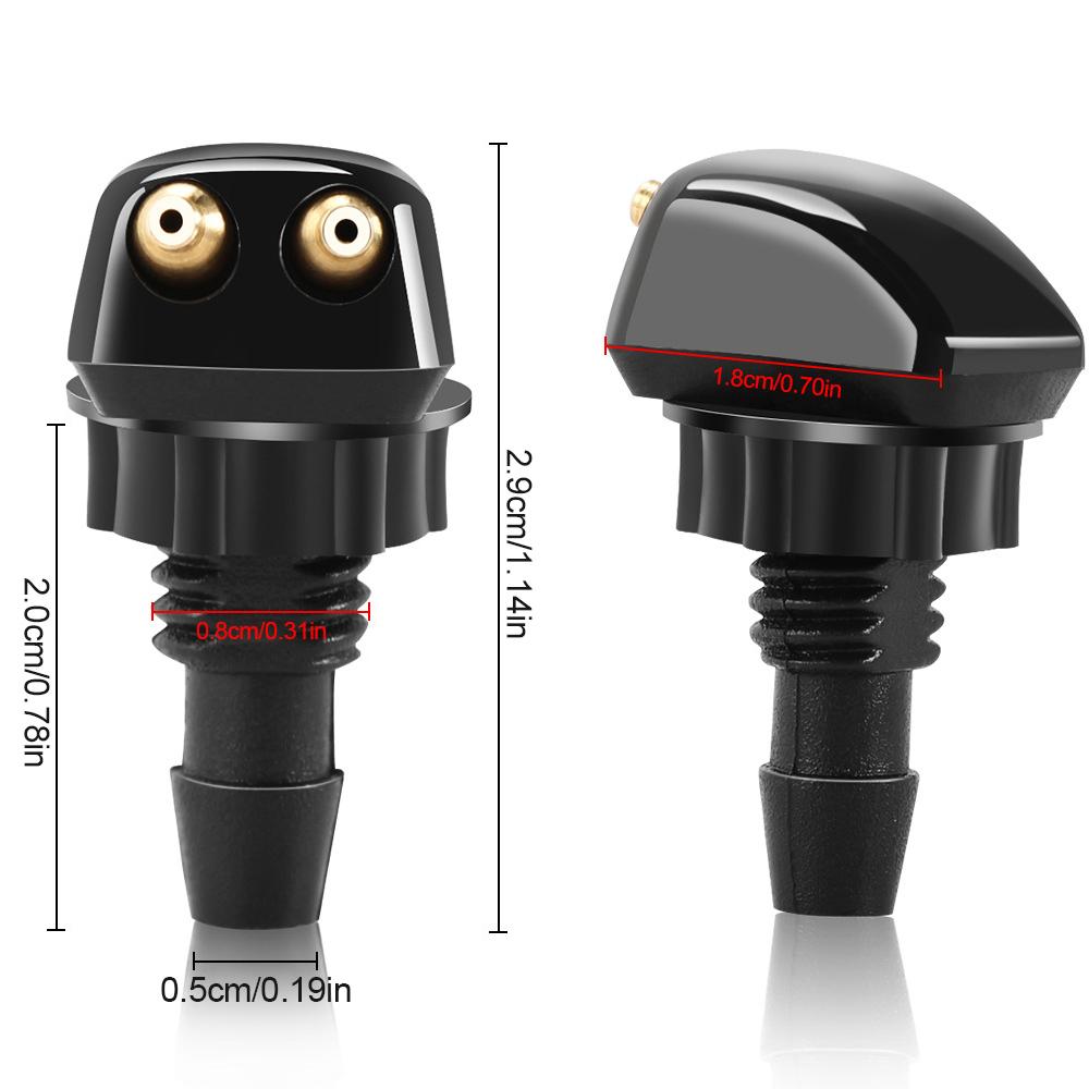 2 Pcs Car Front Windshield Windscreen Wiper Nozzle Washer Jet Nozzles for peugeot 206 207 208 307 308 407 508 2008 3008 citroen
2 Pcs Car Front Windshield Windscreen Wiper Nozzle Washer Jet Nozzles for peugeot 206 207 208 307 308 407 508 2008 3008 citroen