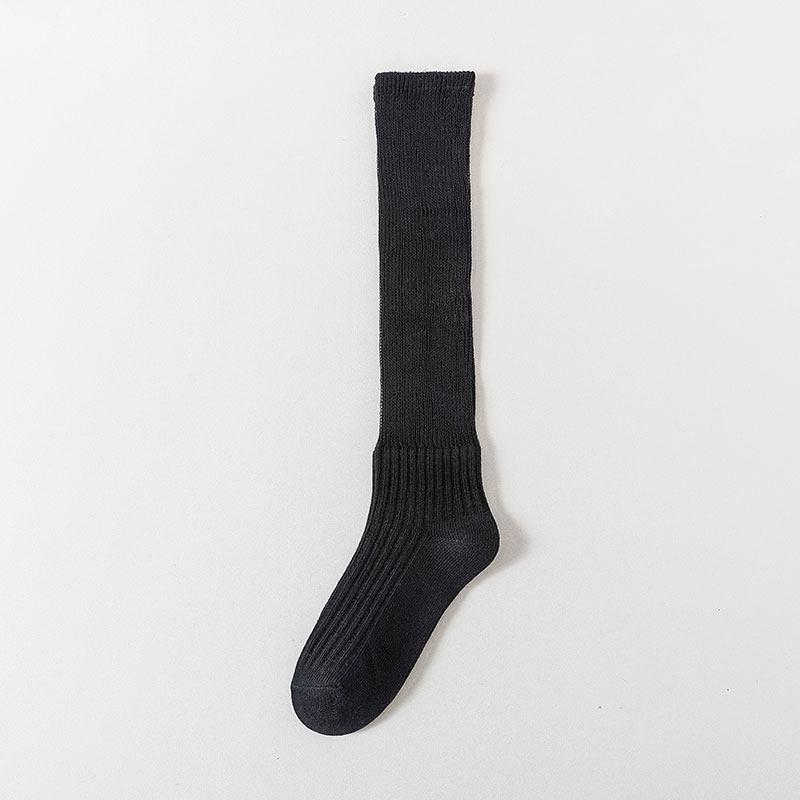 JK Korean Style Solid Black Mid-Calf Slouch Socks for Autumn and Winter One Size
JK Korean Style Solid Black Mid-Calf Slouch Socks for Autumn and Winter One Size