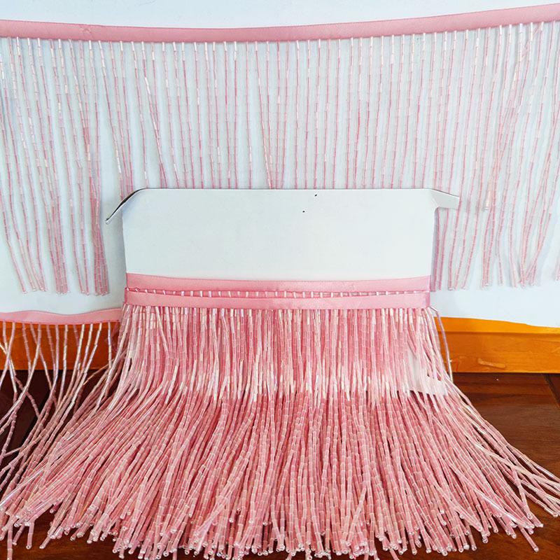 1Yard Gold Sliver Black Bead Tube Tassel Lace Trim For Clothes Wedding And Evening Dress Curtains Decoration Accessories (Pink,1Yard)
1Yard Gold Sliver Black Bead Tube Tassel Lace Trim For Clothes Wedding And Evening Dress Curtains Decoration Accessories (Pink,1Yard)