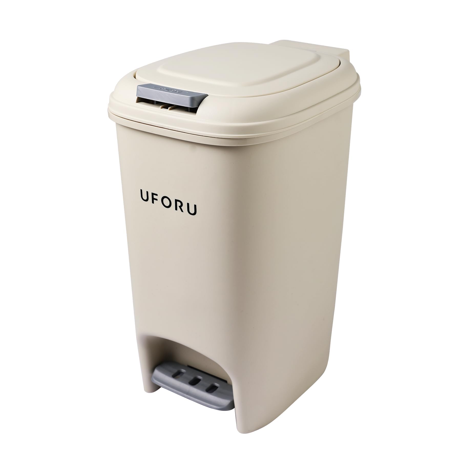 Eyliden Trash Can with Rectangular Large Pedal Button Beige Lid, 15L, Diameter, Sealed, Multifunctional, Stylish, Type, Type, Toilet/Kitchen/Living
Eyliden Trash Can with Rectangular Large Pedal Button Beige Lid, 15L, Diameter, Sealed, Multifunctional, Stylish, Type, Type, Toilet/Kitchen/Living