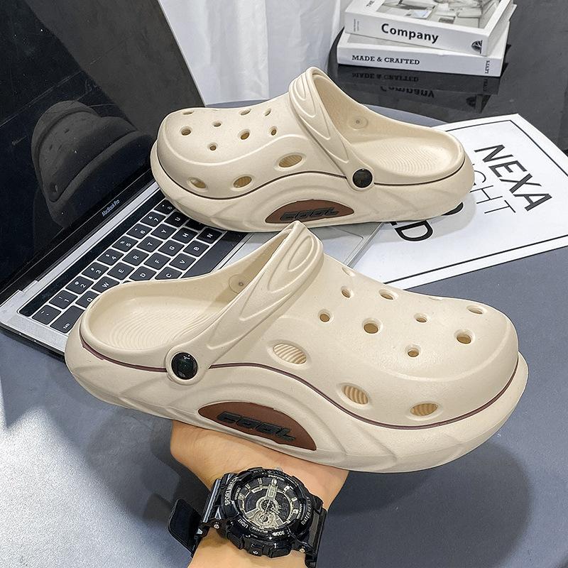 Мужские персонализированные туфли с отверстиями удобные, нескользящие и износостойкие, модные и простые для отдыха, уличные пляжные шлепанцы с закрытым носком 44-45 бежевый
Мужские персонализированные туфли с отверстиями удобные, нескользящие и износостойкие, модные и простые для отдыха, уличные пляжные шлепанцы с закрытым носком 44-45 бежевый