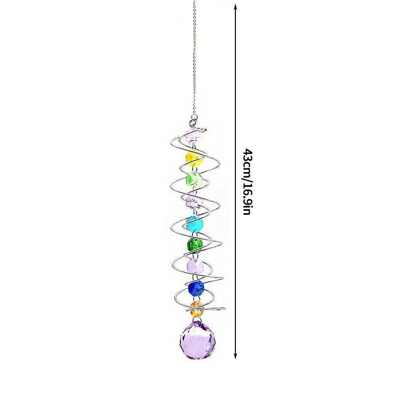 Кристальный спиральный колокольчик, призма, уловитель солнечного света, вращающийся крючок, подвески-ветроуловители, домашний декор для детской, сада, двора as show
Кристальный спиральный колокольчик, призма, уловитель солнечного света, вращающийся крючок, подвески-ветроуловители, домашний декор для детской, сада, двора as show