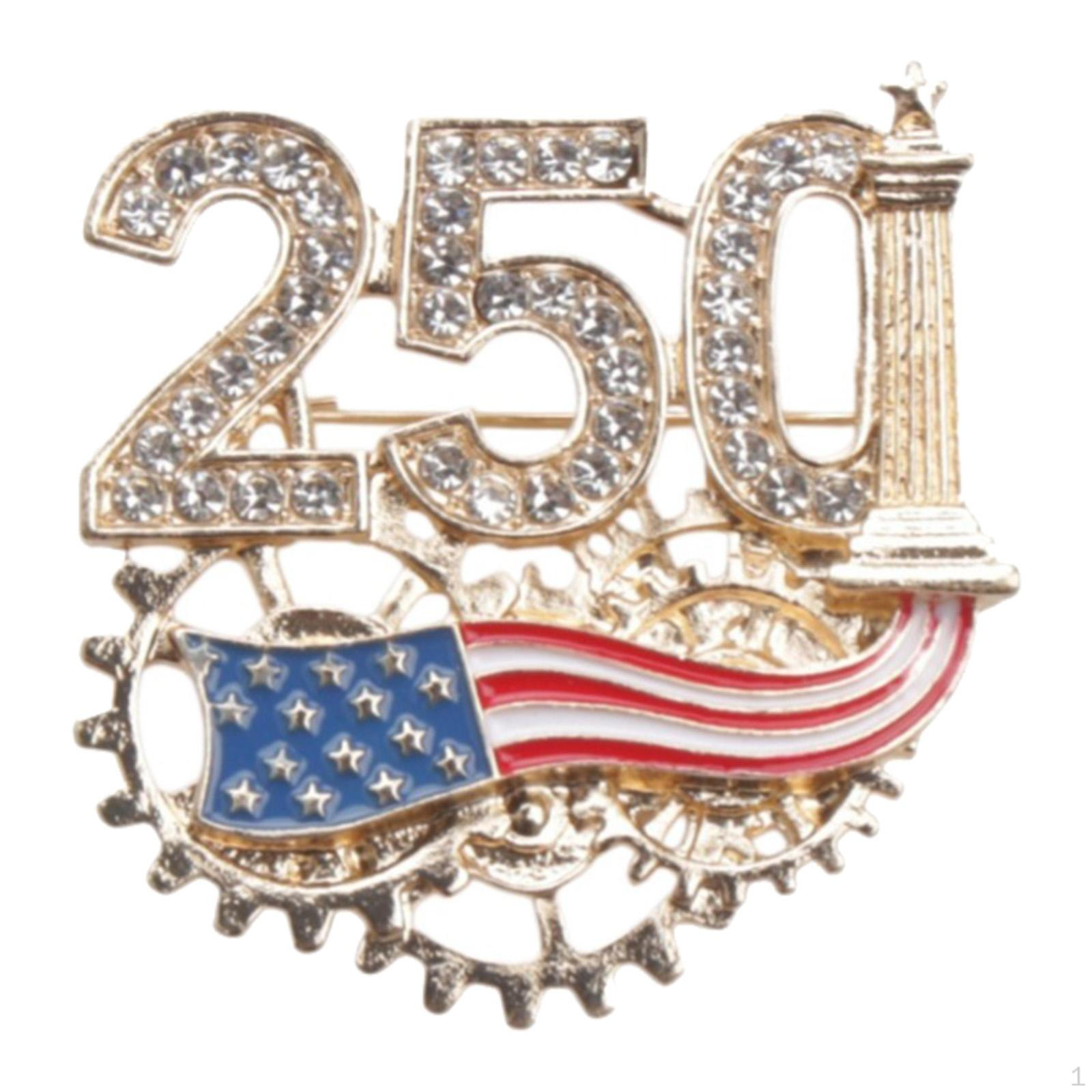 American Flag Pin Commemorative Gift 250TH Anniversary for Gloves Scarves
American Flag Pin Commemorative Gift 250TH Anniversary for Gloves Scarves