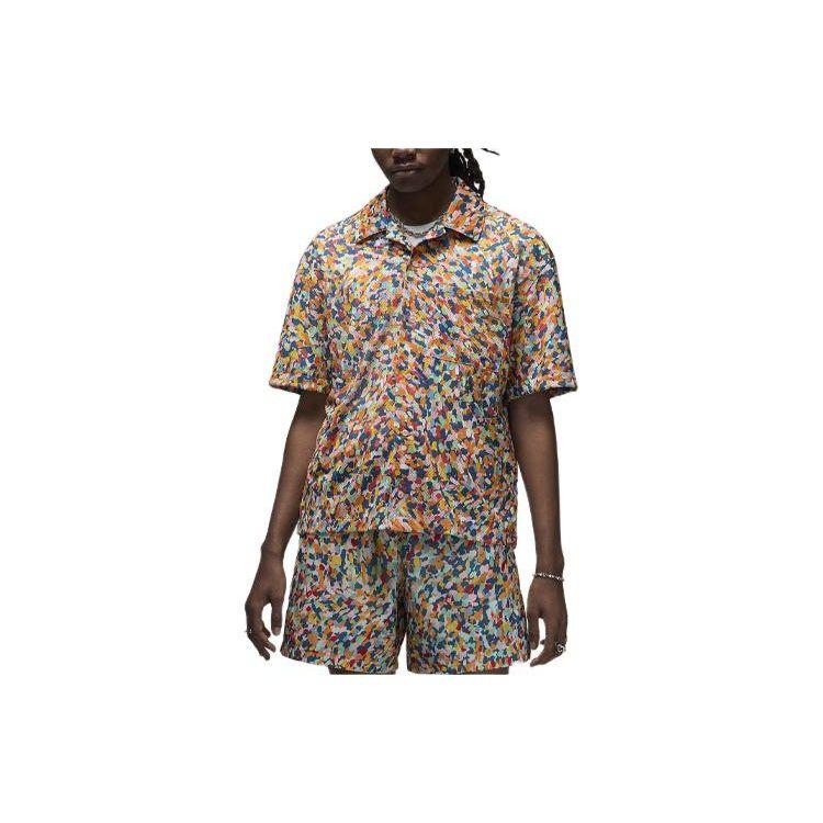 Jordan Essentials Embroidered Logo All-Over Print Comfortable Casual Breathable Short Sleeve Shirt Men Tops Legendary-Pink FN4641-622 M
Jordan Essentials Embroidered Logo All-Over Print Comfortable Casual Breathable Short Sleeve Shirt Men Tops Legendary-Pink FN4641-622 M