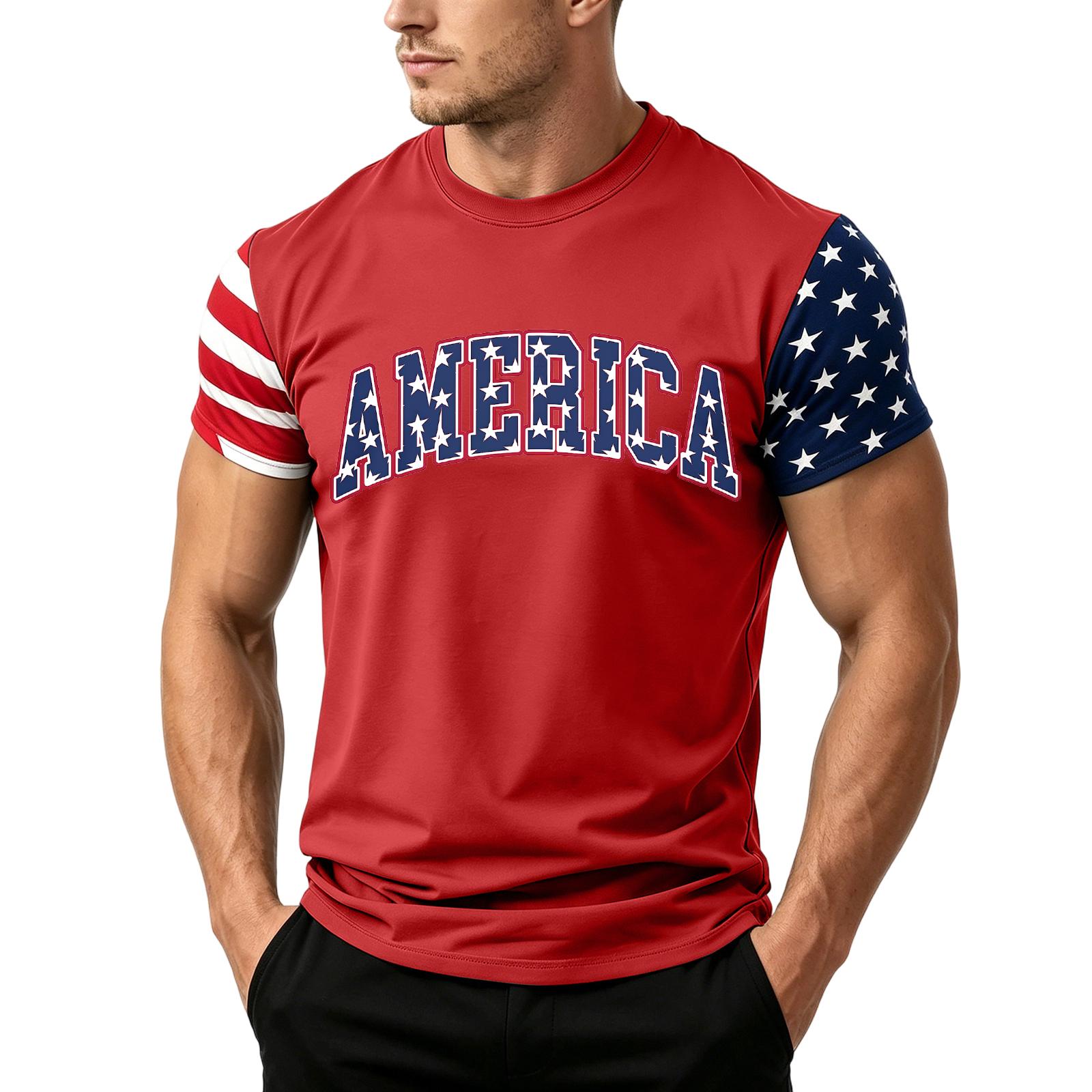 Men s Loose Fit Short Sleeve T Shirt Casual Summer Daily Wear Crew Neck Graphic Print Top Suitable for Outdoor Activities and Everyday Use XXL червоний
Men s Loose Fit Short Sleeve T Shirt Casual Summer Daily Wear Crew Neck Graphic Print Top Suitable for Outdoor Activities and Everyday Use XXL червоний