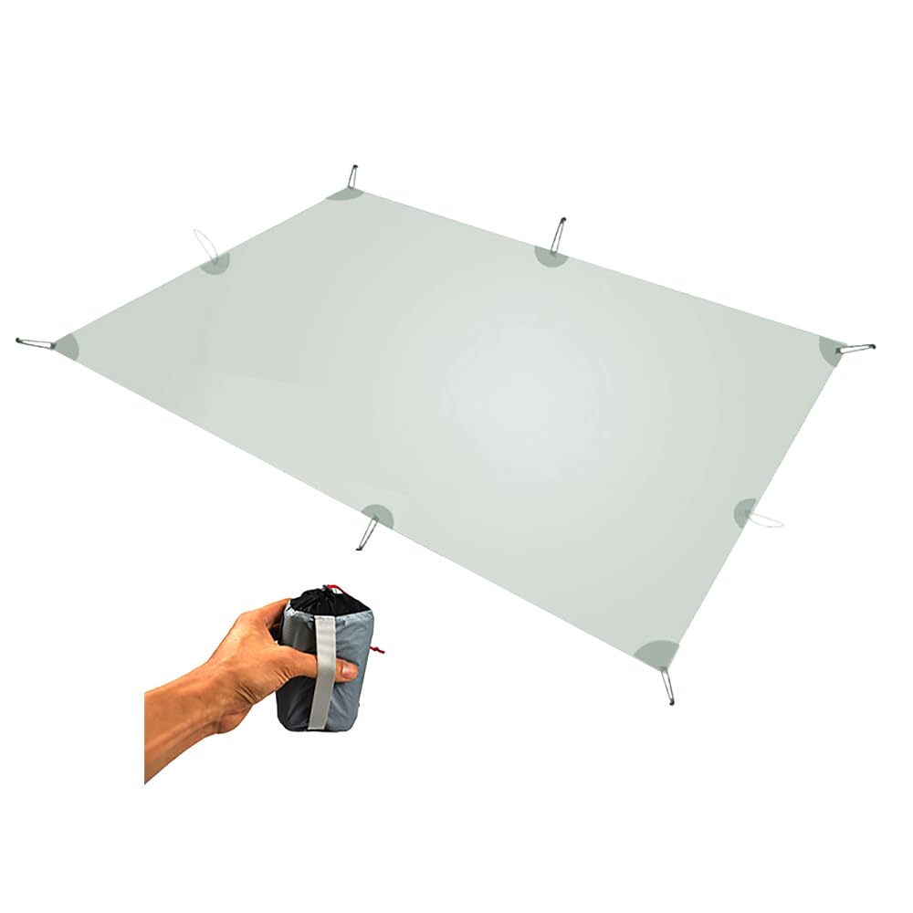 Aricxi Ultralight Mini Shelter Camping Mat Tent Footprint 15D Nylon Silicone Silver Coating Tarp (210x300cm)
Aricxi Ultralight Mini Shelter Camping Mat Tent Footprint 15D Nylon Silicone Silver Coating Tarp (210x300cm)
