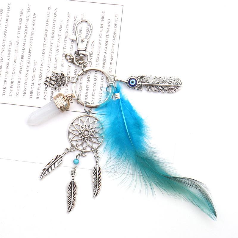 Dream Catcher Bergamot Keychain Pendant Feather Fringed Bag Key Chain Jewelry K26
Dream Catcher Bergamot Keychain Pendant Feather Fringed Bag Key Chain Jewelry K26
