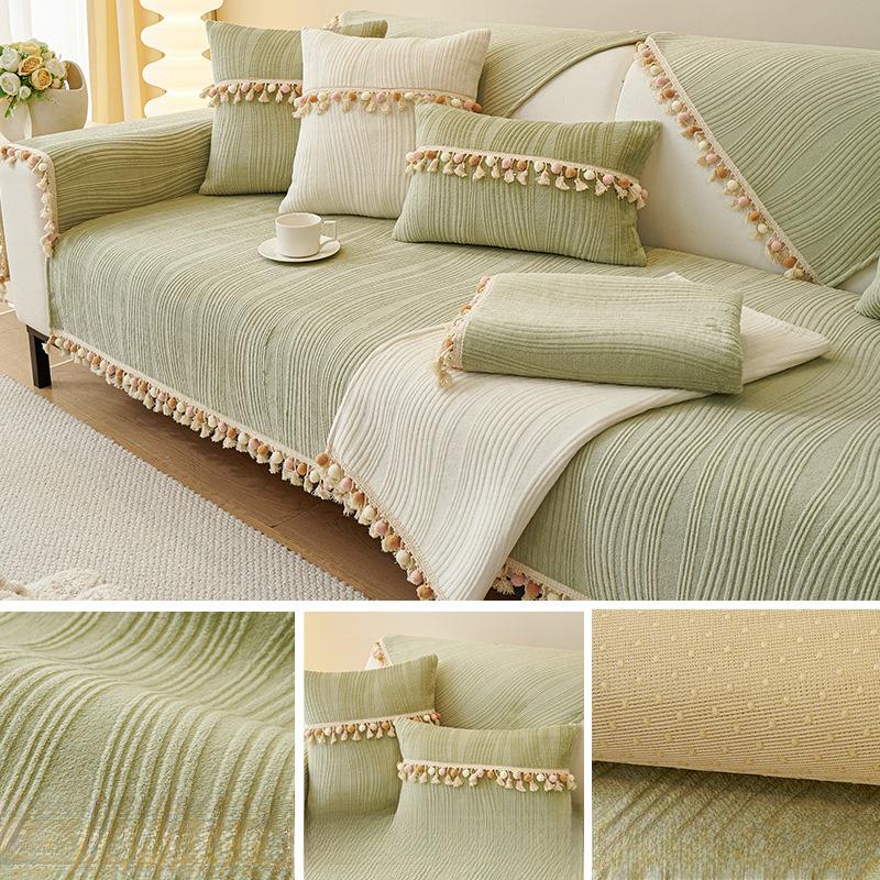 Диванная подушка из синели с кисточками и елочкой, универсальная подушка для четырех сезонов, чехол для дивана, универсальный чехол, ткань 70*180
Диванная подушка из синели с кисточками и елочкой, универсальная подушка для четырех сезонов, чехол для дивана, универсальный чехол, ткань 70*180