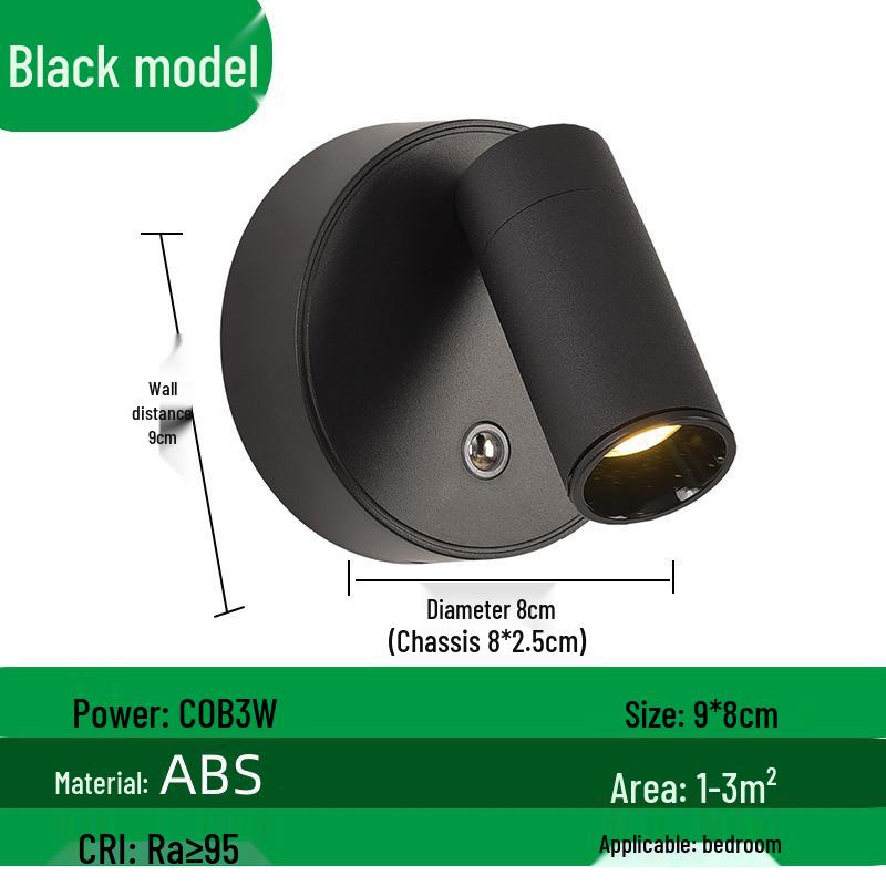 Magnetic COB Wireless Charging Wall Light with USB - Bedroom LED Spotlight & Wall Washer Plastic - 6000K + Stepless Dimming
Magnetic COB Wireless Charging Wall Light with USB - Bedroom LED Spotlight & Wall Washer Plastic - 6000K + Stepless Dimming