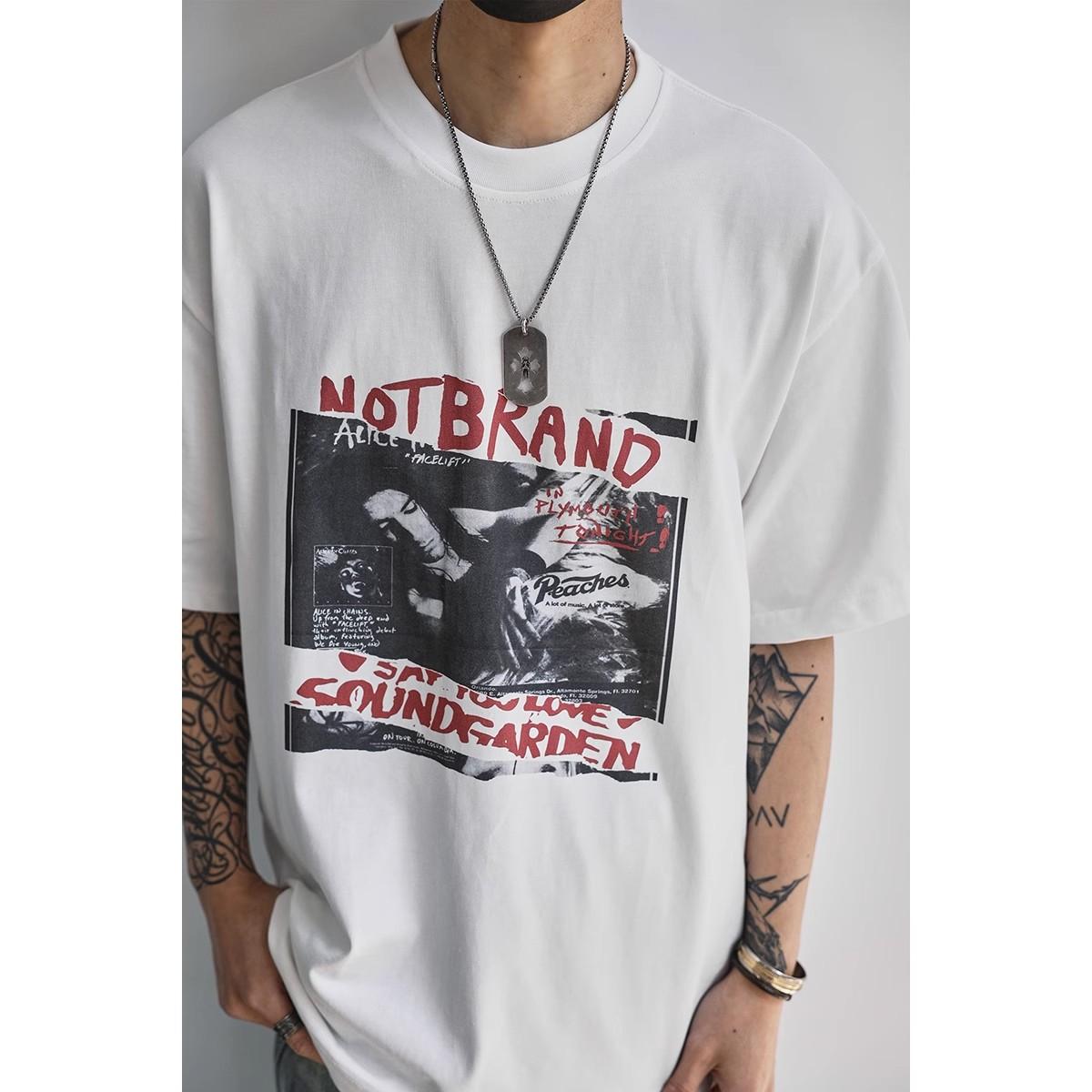 Футболка с короткими рукавами American Retro High Street, мужская футболка высокого качества Ruan Shuai Oumei, модная брендовая пара M белый
Футболка с короткими рукавами American Retro High Street, мужская футболка высокого качества Ruan Shuai Oumei, модная брендовая пара M белый