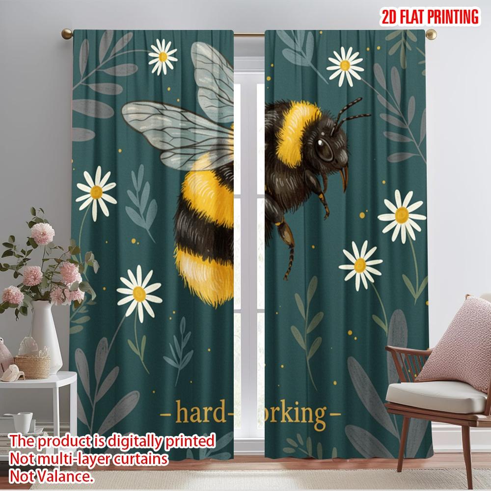 2pcs 2D flat printing Drapes Bumblebee Flowers Nature Work Fabric Without Electricity Party Decorations Use for Photo Booth 52.50×116.00 CM 2pcs
2pcs 2D flat printing Drapes Bumblebee Flowers Nature Work Fabric Without Electricity Party Decorations Use for Photo Booth 52.50×116.00 CM 2pcs