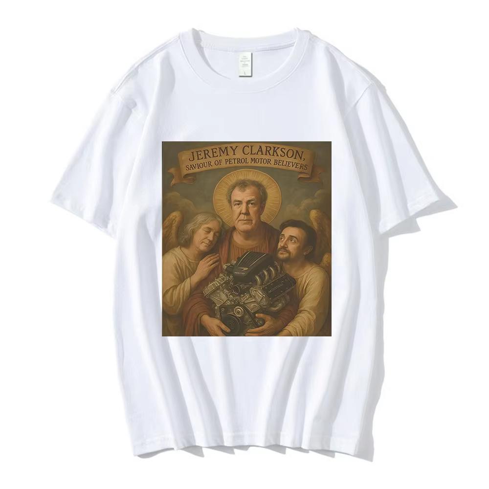 Jeremy Clarkson Protect Us From Electric Motors Graphic T-shirts Men Women Fashion Short Sleeves T Shirts 3XL
Jeremy Clarkson Protect Us From Electric Motors Graphic T-shirts Men Women Fashion Short Sleeves T Shirts 3XL