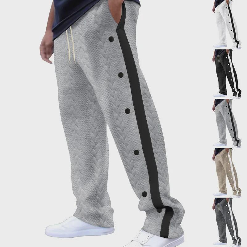 Men s Autumn Jacquard Textured Loose Fit Patchwork Casual Sweatpants S світло-сірий колір
Men s Autumn Jacquard Textured Loose Fit Patchwork Casual Sweatpants S світло-сірий колір