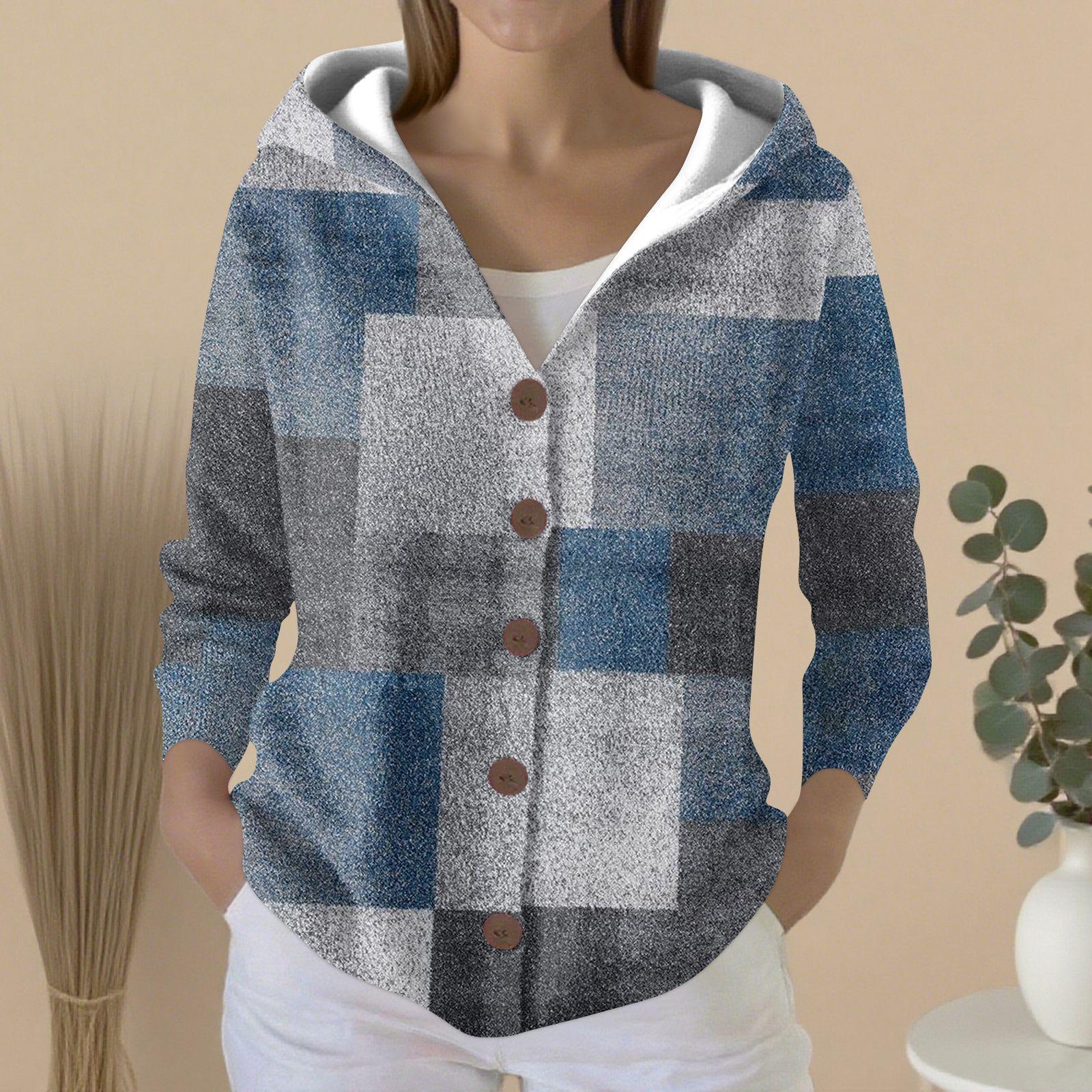 Жіночий Модний Повсякденний Светр на Ґудзиках з Принтом Кардиган Куртка з Капюшоном M
Жіночий Модний Повсякденний Светр на Ґудзиках з Принтом Кардиган Куртка з Капюшоном M