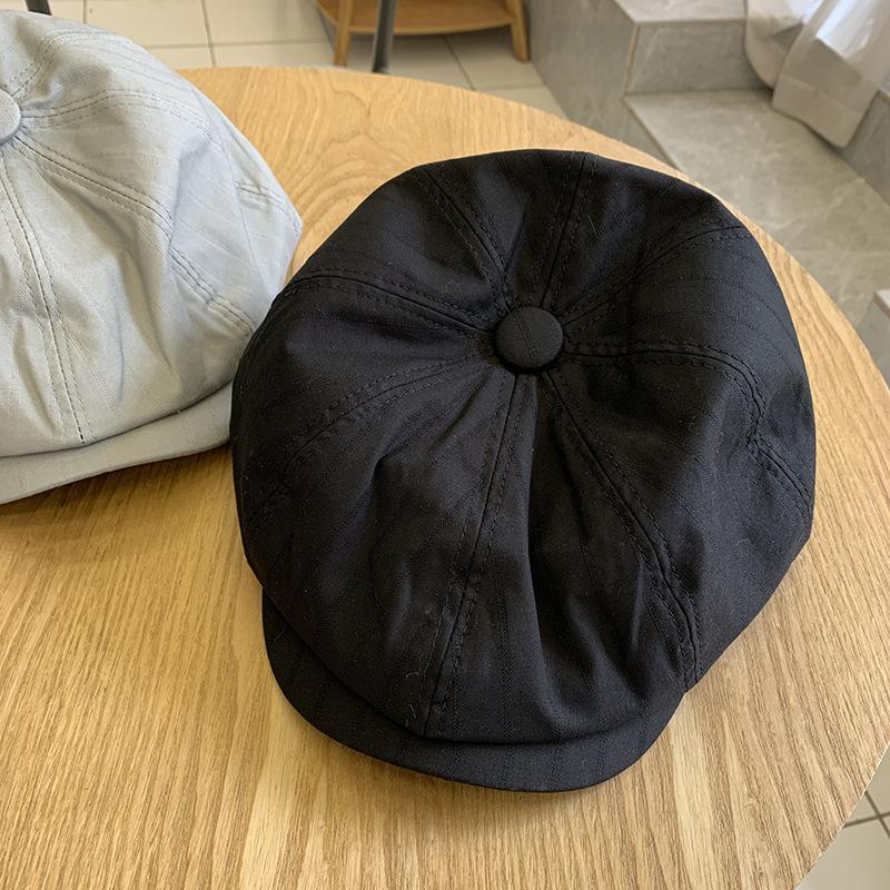 Peaked cap simple retro style forward hat spring and autumn thin literary and casual octagonal hat beret M(56-58cm)
Peaked cap simple retro style forward hat spring and autumn thin literary and casual octagonal hat beret M(56-58cm)