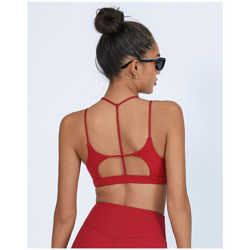 Export Cross-Border Yoga Beauty Back Fitness Vest Women with Chest Pad High Elastic Quick-Drying Wrapped Chest Exercise Workout Training Tops Burgundy L
Export Cross-Border Yoga Beauty Back Fitness Vest Women with Chest Pad High Elastic Quick-Drying Wrapped Chest Exercise Workout Training Tops Burgundy L