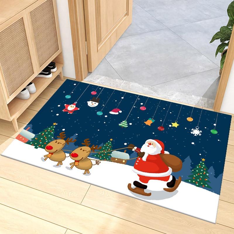 Christmas Santa Carpet Mat Rug Gift Bag Snowflake Home Decoration Festive Entryway Floor Mat with Merry Christmas Design 40X60CM
Christmas Santa Carpet Mat Rug Gift Bag Snowflake Home Decoration Festive Entryway Floor Mat with Merry Christmas Design 40X60CM
