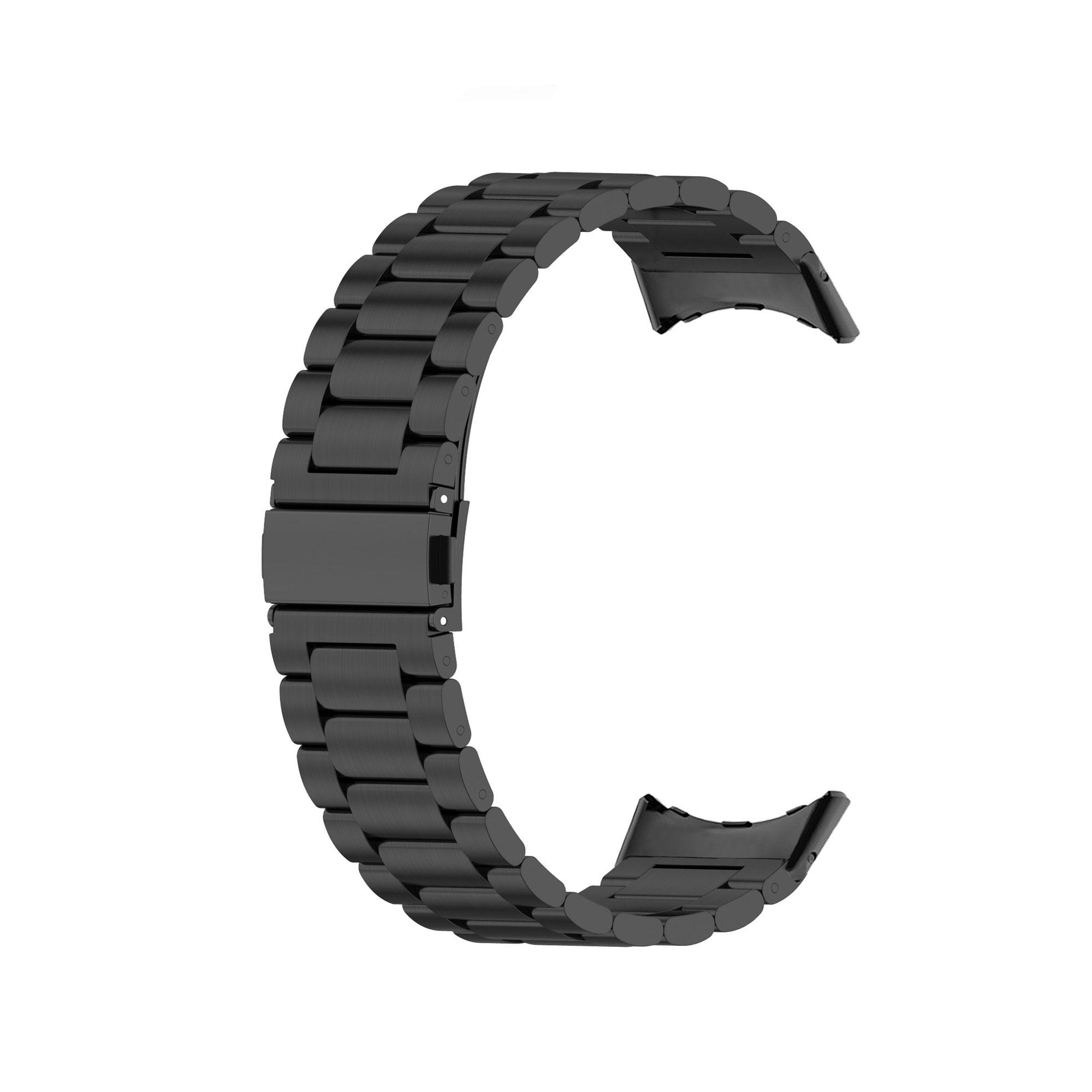 For Google Pixel Watch 3 41mm/Watch 2/Pixel Watch Stainless Steel Wristband Metal Buckle Clasp 3 Beads Watch Strap Bracelet Black
For Google Pixel Watch 3 41mm/Watch 2/Pixel Watch Stainless Steel Wristband Metal Buckle Clasp 3 Beads Watch Strap Bracelet Black