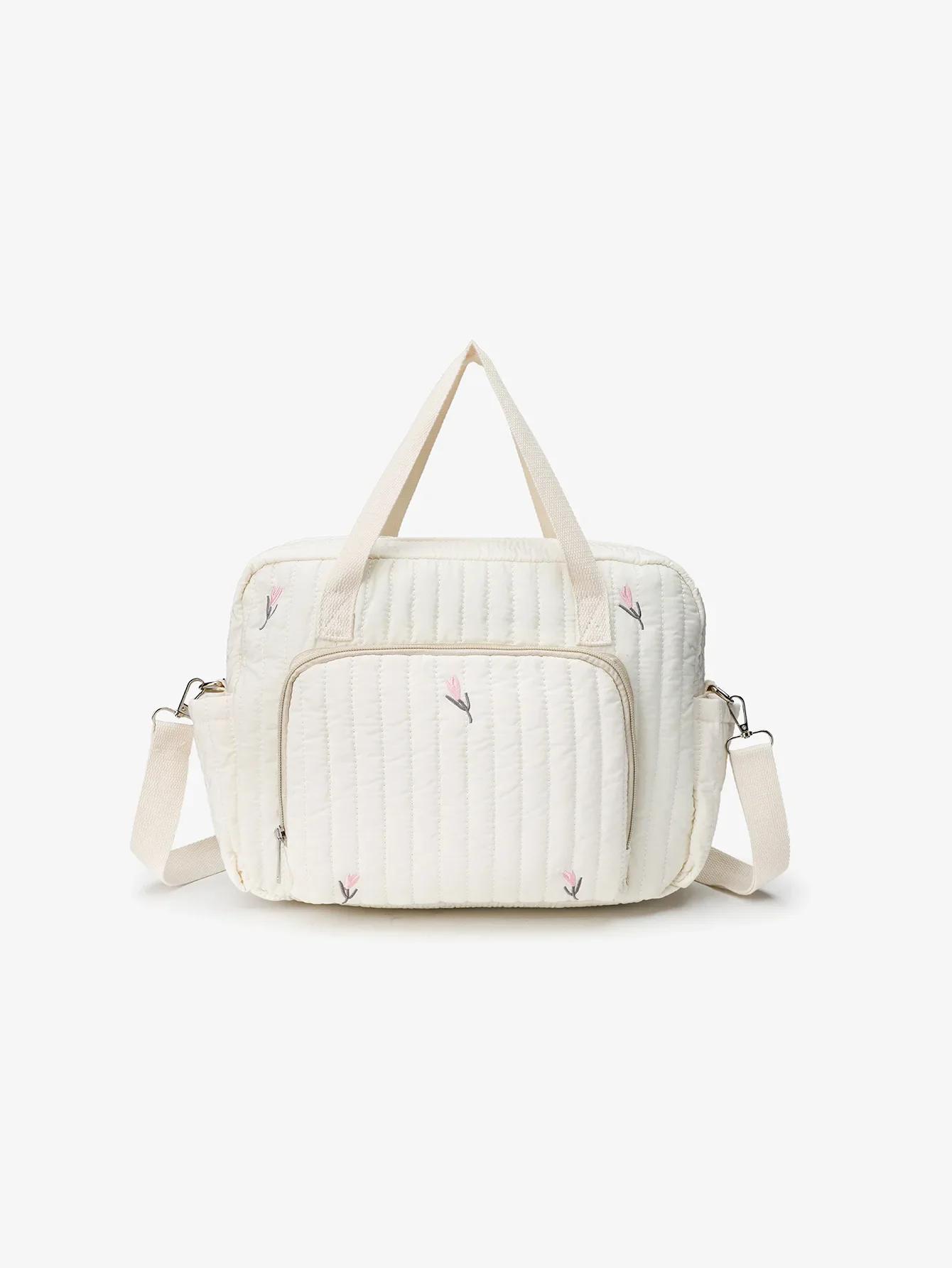 Cotton Quilted Baby Diaper Bag Lage Travel Maternity Pack Women Messenger Multi Functional Handbags Sac A Langer Bébé
Cotton Quilted Baby Diaper Bag Lage Travel Maternity Pack Women Messenger Multi Functional Handbags Sac A Langer Bébé
