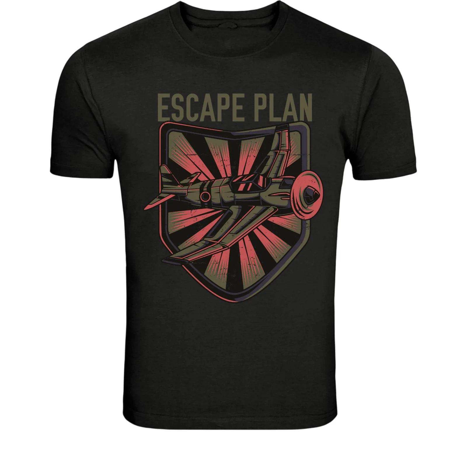 Escape Plan Fighter Jet T-Shirt - Military Aircraft Pilot Graphic 2XL
Escape Plan Fighter Jet T-Shirt - Military Aircraft Pilot Graphic 2XL