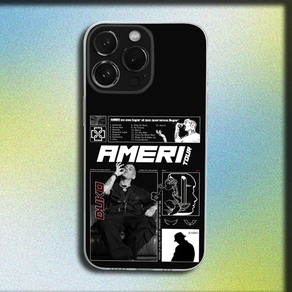 Rapper AMERI D-DUKI Phone Case For iPhone 16,15,14,13,12,11 Plus,Pro,Max,XR,XS,Plus,SE,Mini Transparent Soft Cover iPhone12
Rapper AMERI D-DUKI Phone Case For iPhone 16,15,14,13,12,11 Plus,Pro,Max,XR,XS,Plus,SE,Mini Transparent Soft Cover iPhone12