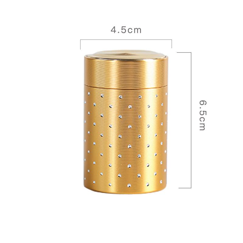 Titanium Aluminum Alloy Tea Can Travel Portable Sealed Jar Metal Mini Storage Box Nut Candy Jar Food Storage Container Art Decor золотой
Titanium Aluminum Alloy Tea Can Travel Portable Sealed Jar Metal Mini Storage Box Nut Candy Jar Food Storage Container Art Decor золотой